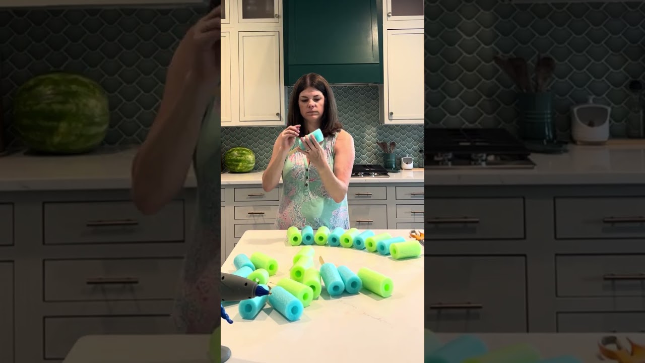 Easy DIY Pool Noodle Popsicle Banner