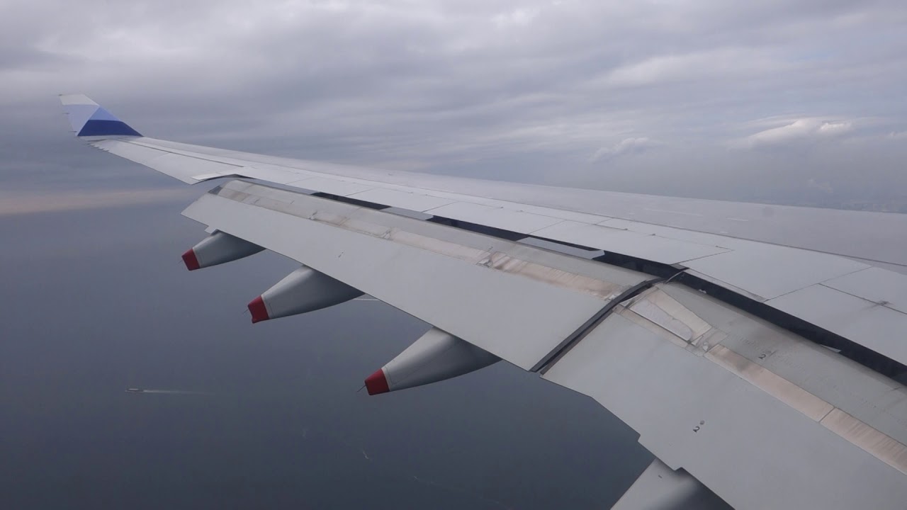 中華航空CI220 (台北松山→東京羽田)降落羽田機場 2020.1.24
