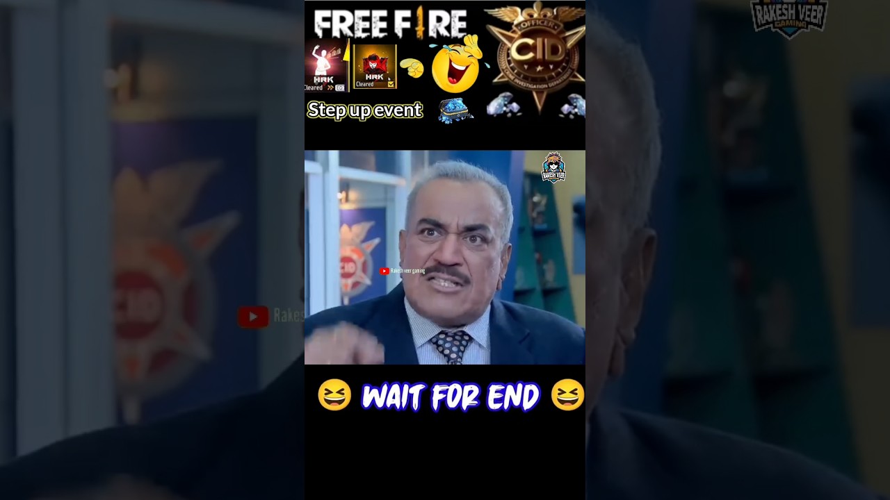 new Cid Funny Dubbing 😂 Step up event vs ACP Pradyuman 😂 free fire Comedy 😂 