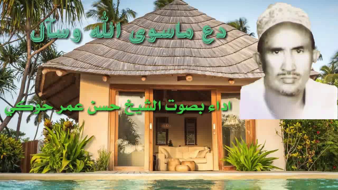 الشيخ حسن عمر حوكي في قصيدة دع ماسوى الله وسآل