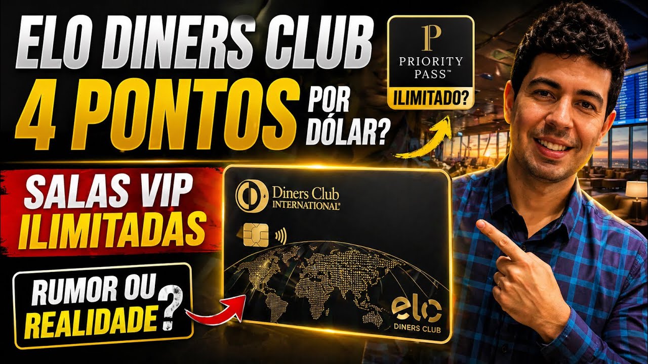 CAIXA mudar&aacute; o Elo Diners Club: agora at&eacute; 4 pontos por d&oacute;lar 😳