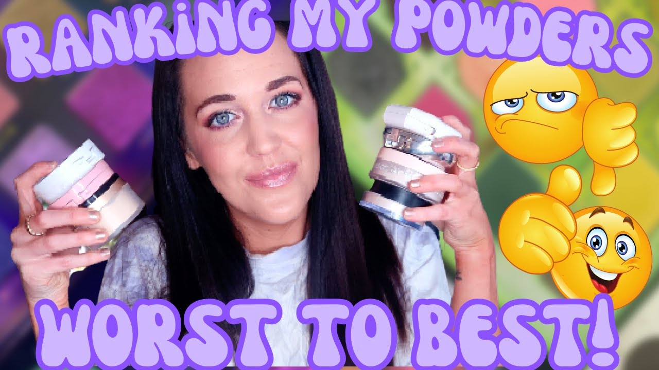 RANKING MY ENTIRE POWDER COLLECTION 2023 ☔️ FROM WORST TO BEST