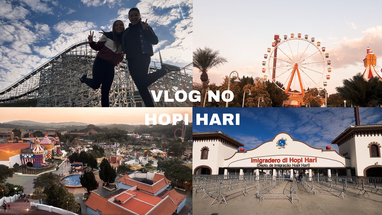 Vlog no Hopi Hari + risos/gritos + medos e  mem&oacute;rias 🎡🎠