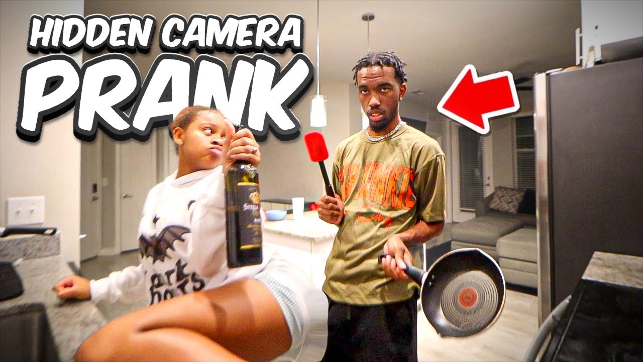 HIDDEN CAMERA PRANK ON GIRLFRIEND IN THE KITCHEN! *IT GOT SPICY 🥵 *  @Ittsnaja