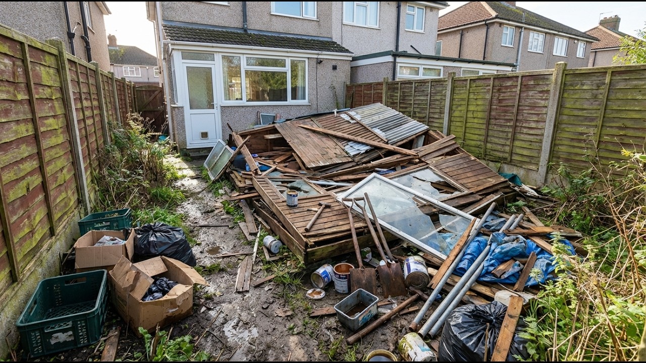 Collapsed Backyard Shed Restoration