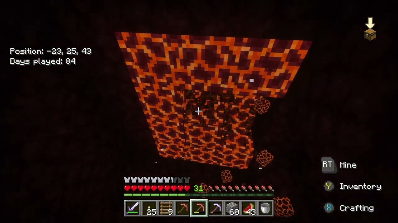 Silent Minecraft Survival | Day 84 –Mining in the Nether Continues (No Commentary)