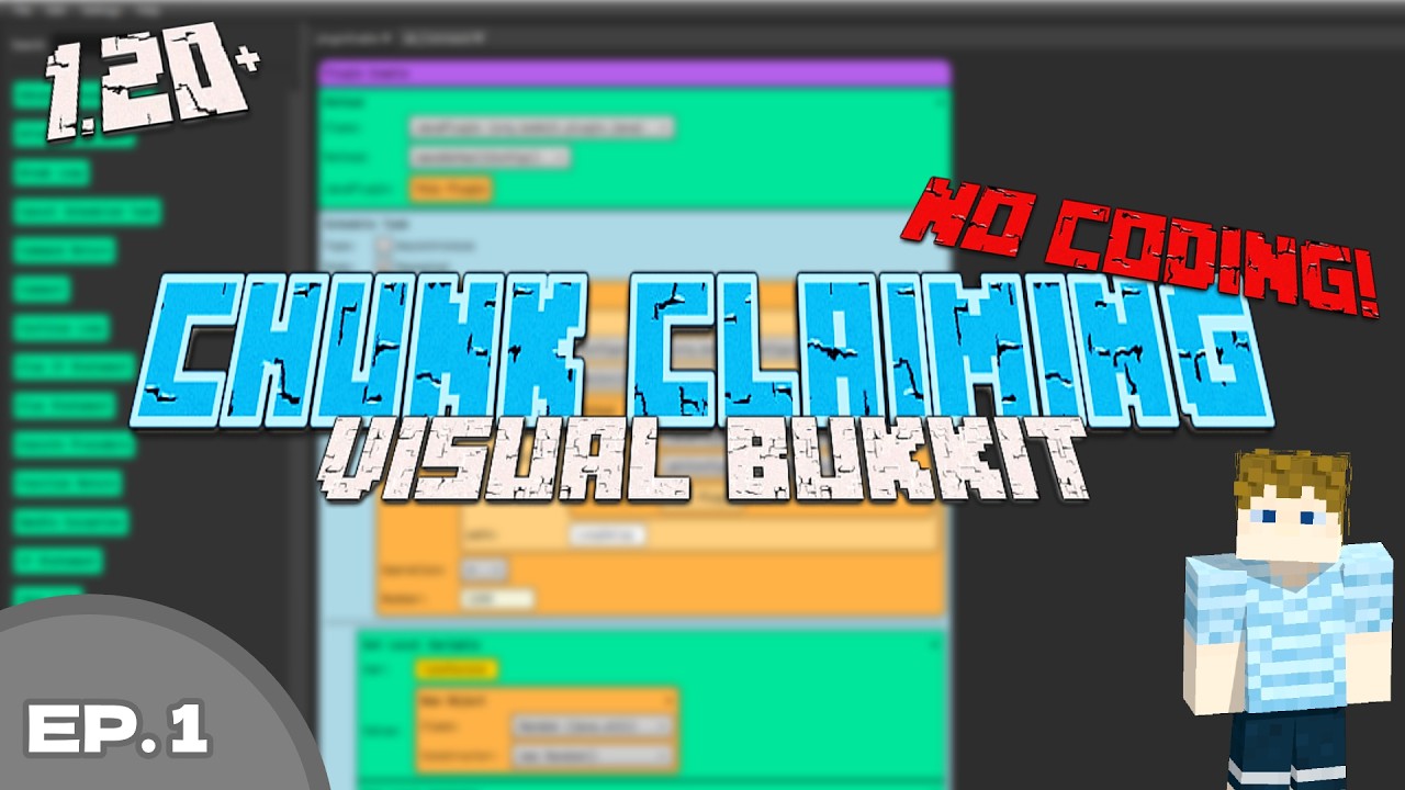 Create a Chunk Claiming Plugin in Minecraft (Visual Bukkit Tutorial) | Ep. 1