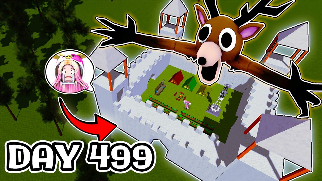 MOMON & ATUN BANGUN BASE KASTIL di 99 NIGHT IN THE FOREST feat  @BANGJBLOX