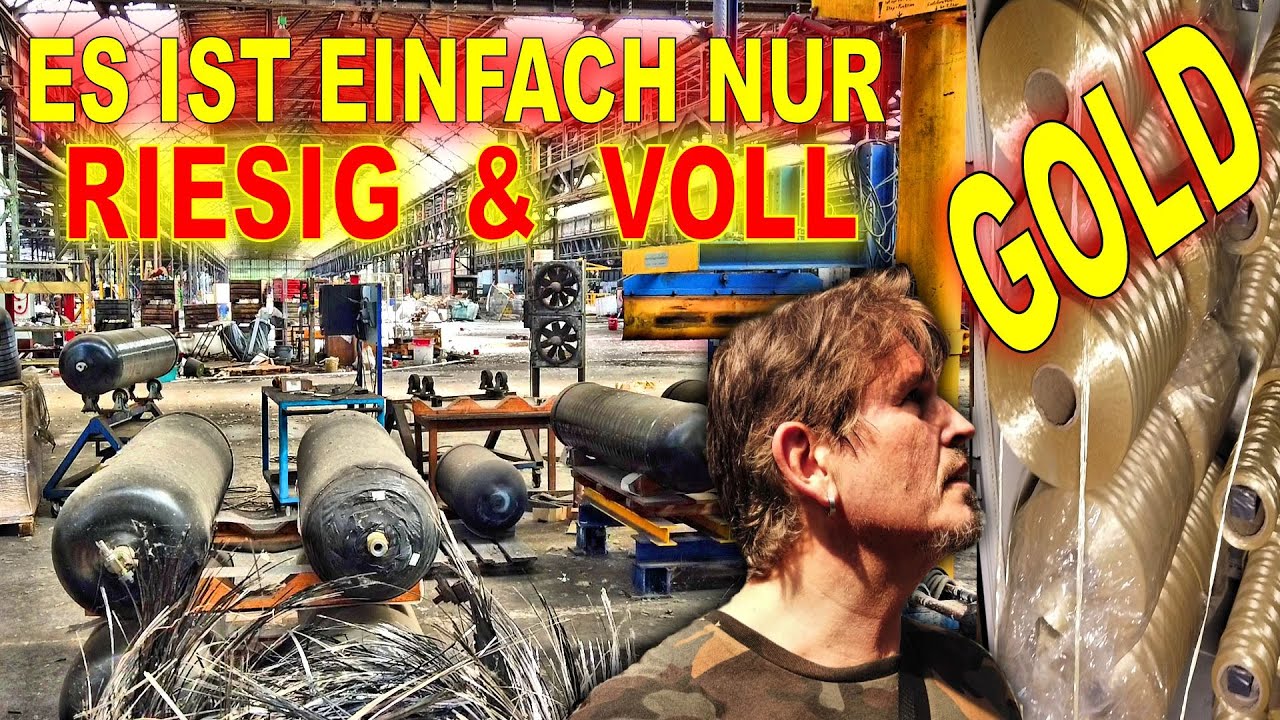 Lost Place / ALLES VOLL in der RIESEN Fabrik / Gold auf Rollen :)