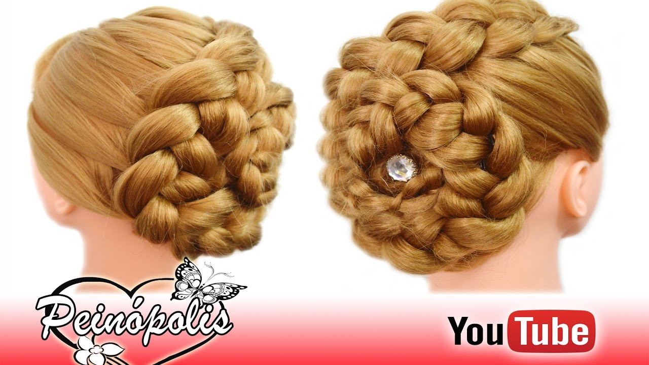 Peinados Faciles y Rapidos - Trenzas en Flor - DUTCH FLOWER BRAID - RECOGIDO EN FLOR