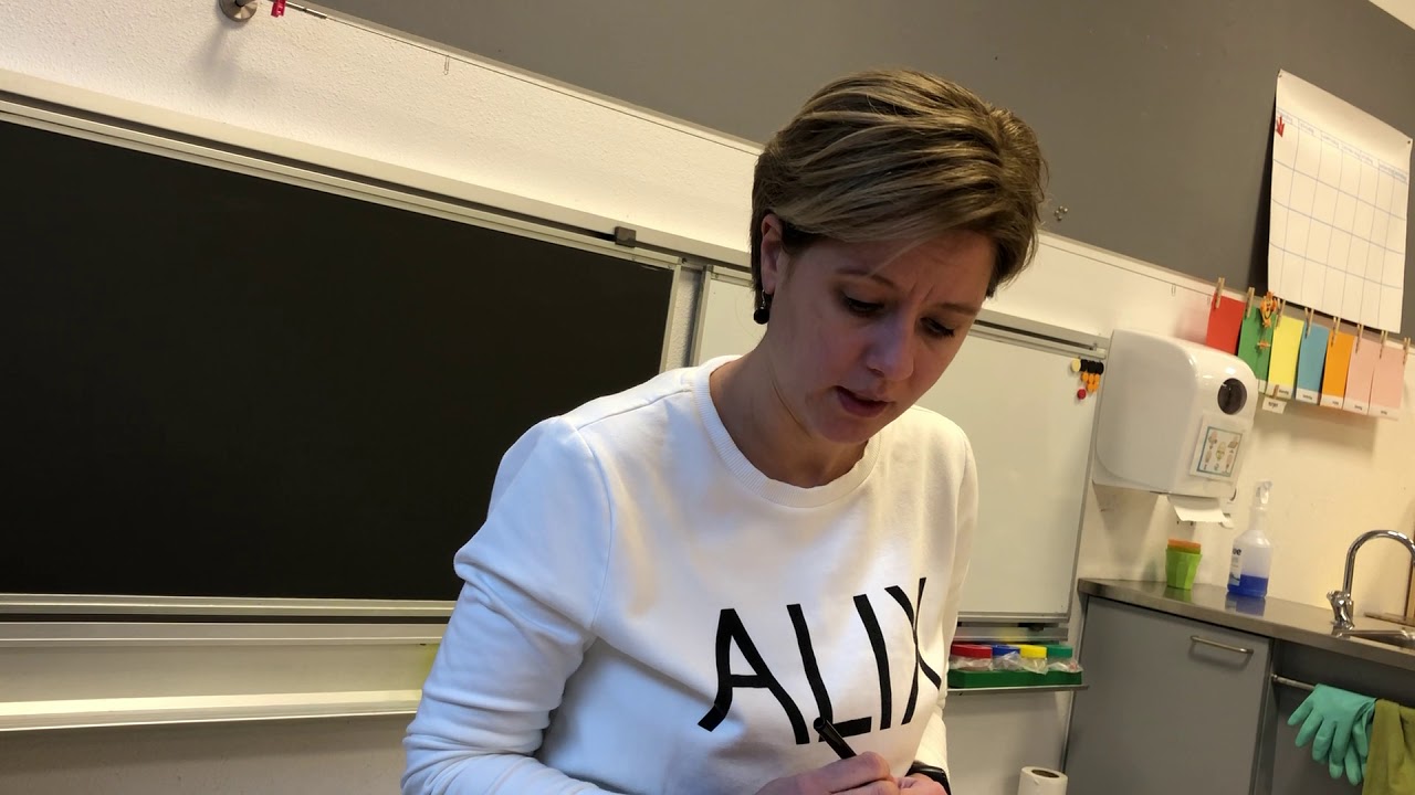 Lijnen trekken met juf Angelique