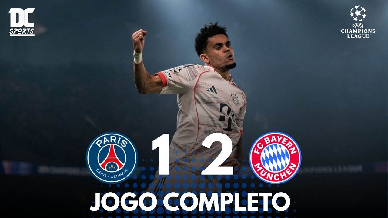 AO VIVO: PSG x BAYERN DE MUNIQUE - Champions League (Fase de Liga)