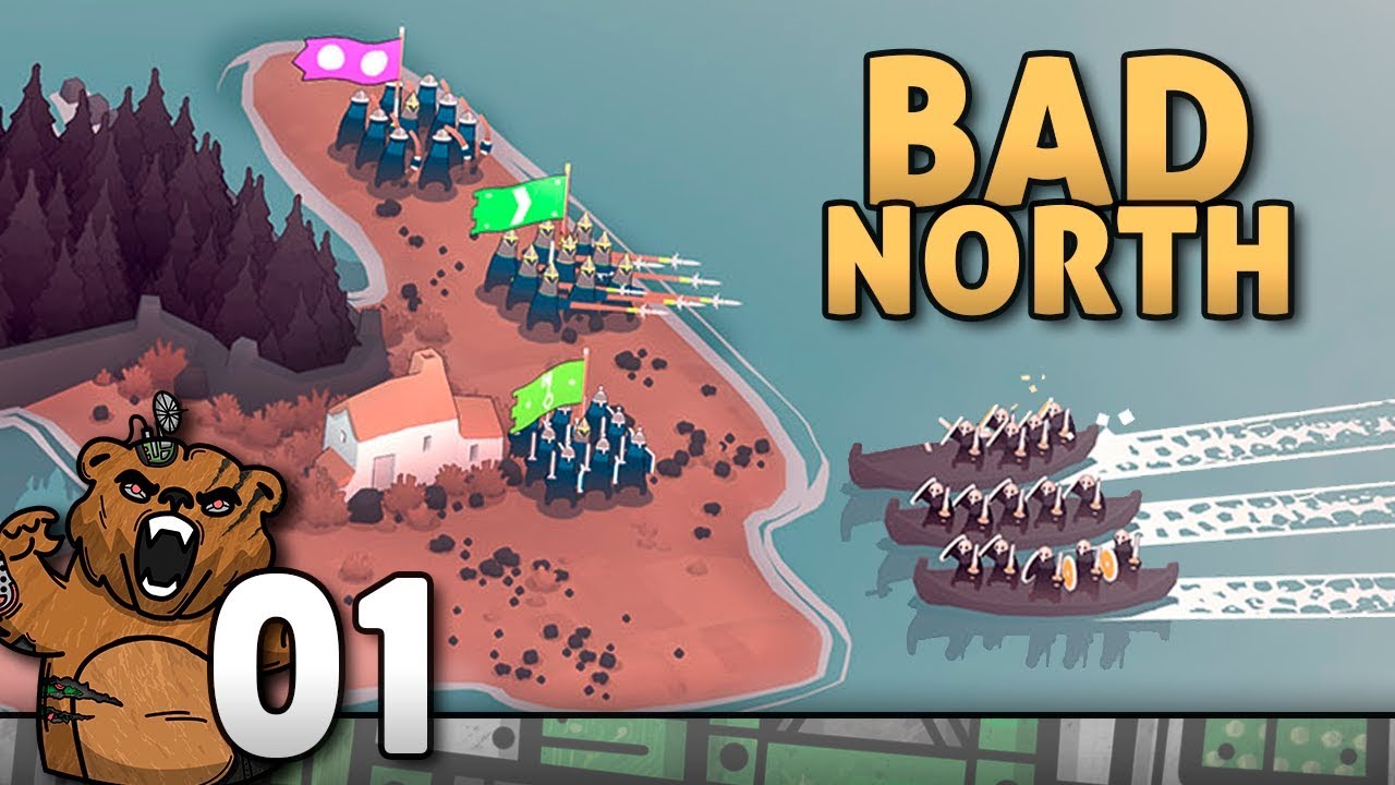 Retomem o reino! | Bad North #01 - Gameplay Português PT-BR