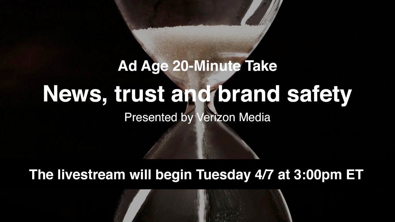 20-Minute Take: News, trust and brand safety