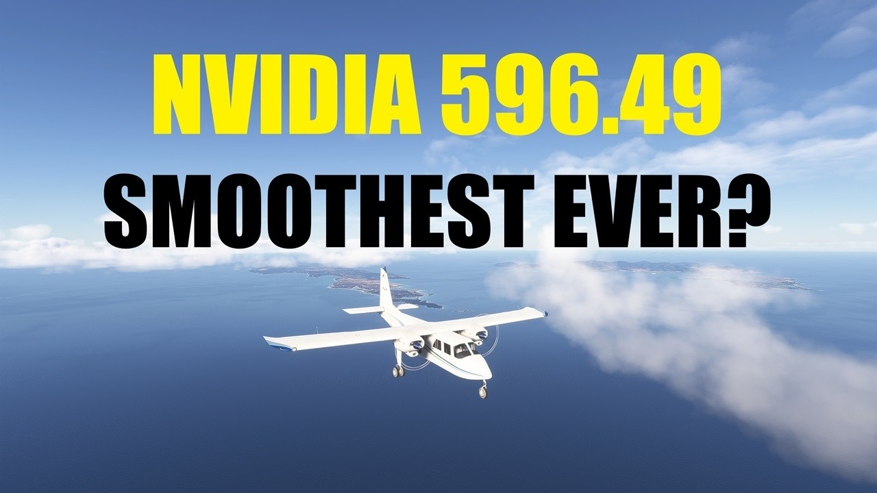 NVIDIA 596.49, возможно, станет самым плавным драйвером на сегодняшний день.