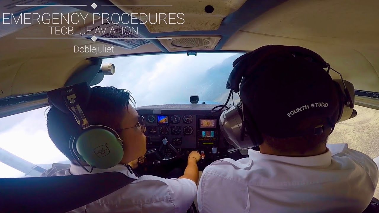 (1/2) Procedimientos de EMERGENCIA Cessna 172 - #VFR #TECBLUE