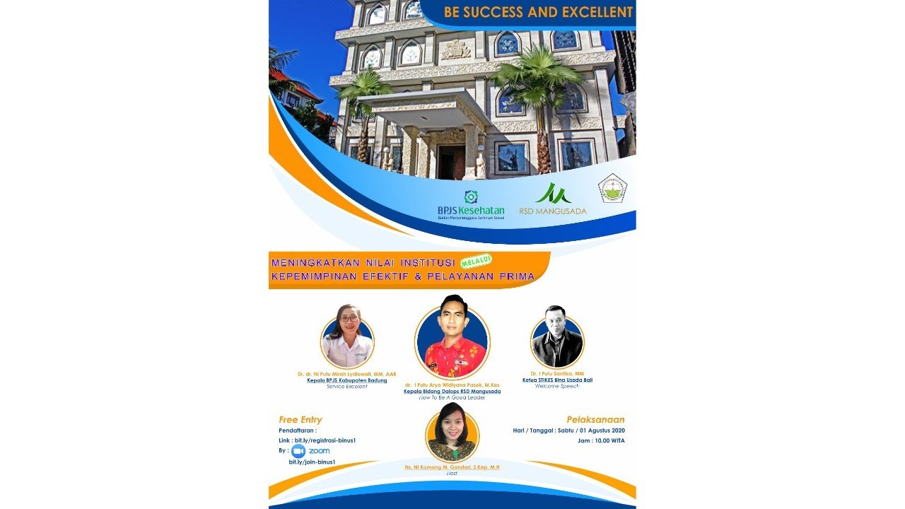 Meningkatkan Nilai Institusi melalui Kepemimpinan Efektif & Pelayanan Prima