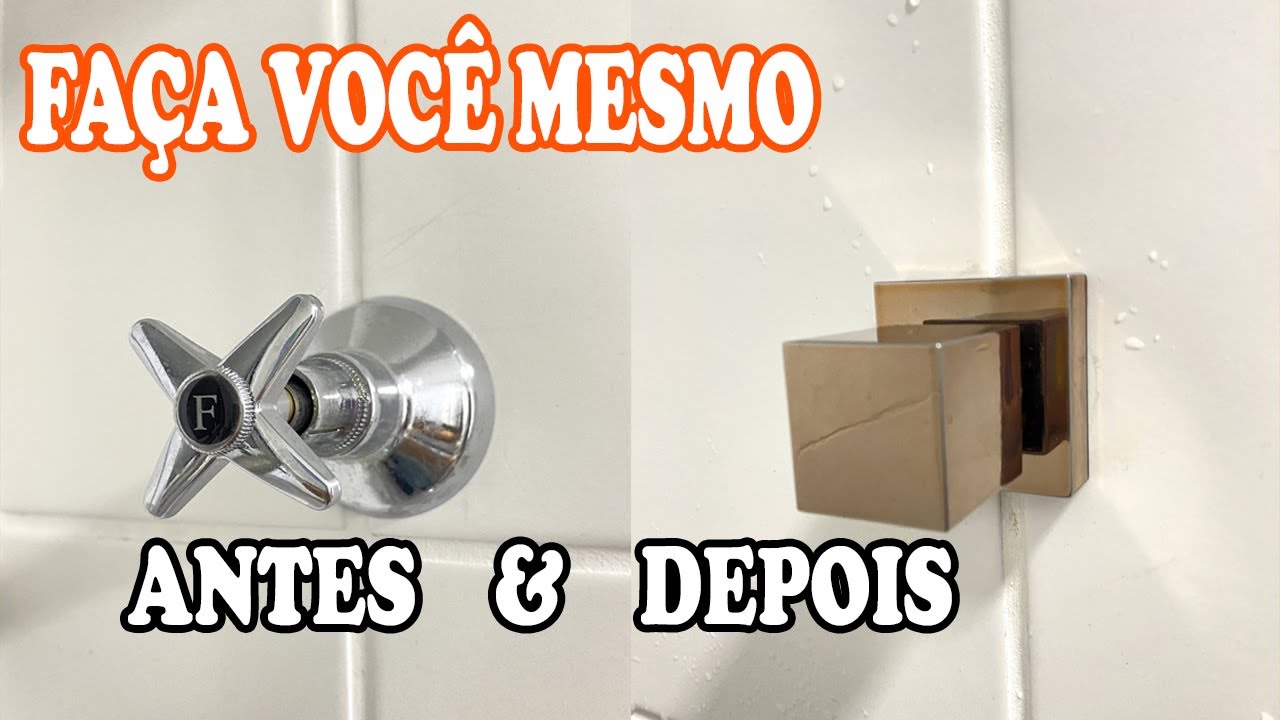 Acabamento do Registro do Chuveiro.