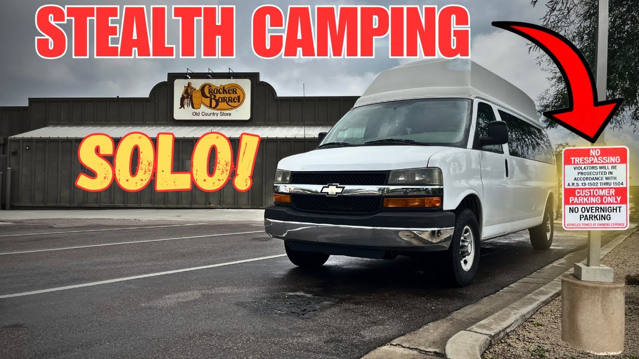 Я неделю спал в своем фургоне возле ресторана Cracker Barrel (в одиночку!).