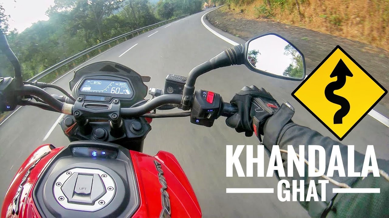 Khandala Ghat RAW : Cornering with Pillion on-board : Dominar 400