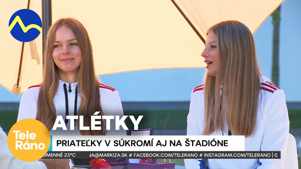 Laura Frličková a Petra Kusá - medailové atlétky | Teleráno