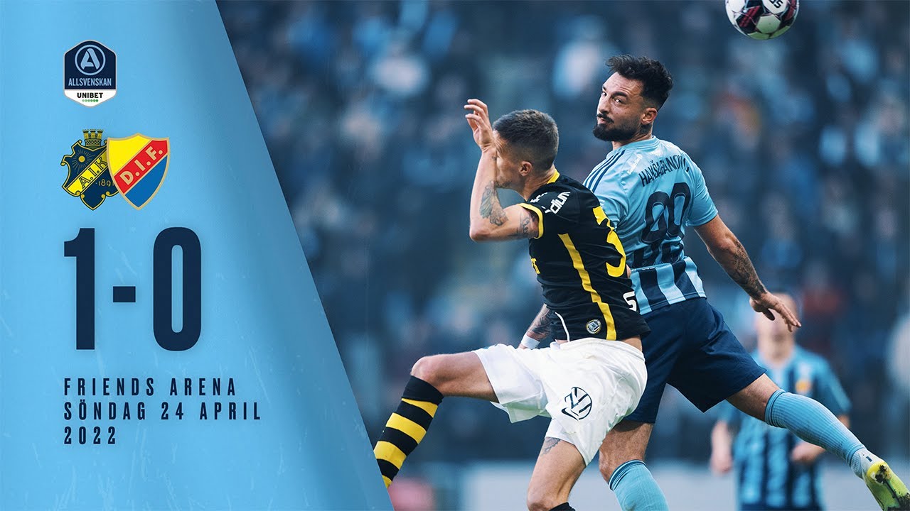 MATCHSVEP | AIK - Djurgården 1-0 Allsvenskan 2022