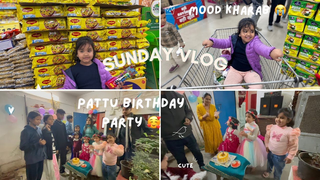 Nitya गई Shopping करने वह उसका Mood खराब हो गया hai😭 Patu ka birthday party