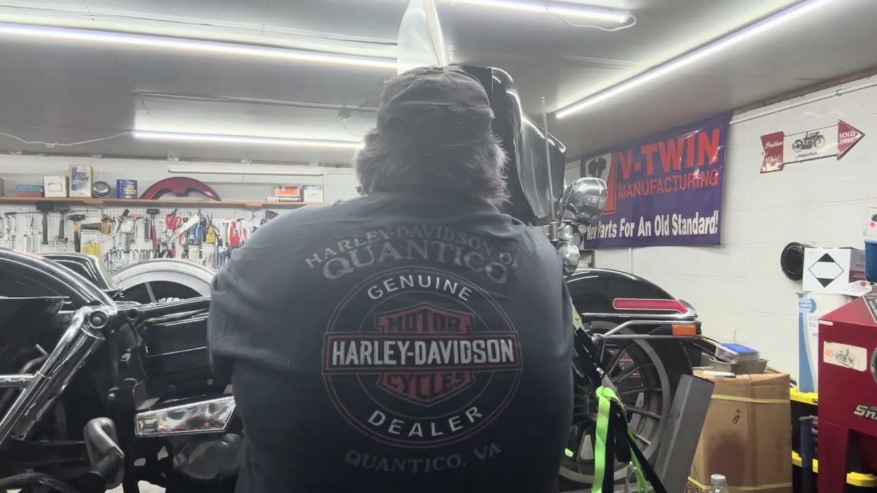 Двигатель Shovelhead поврежден!