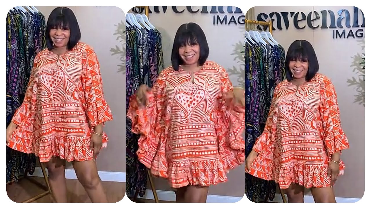 Как выкроить и сшить бубу с боковыми оборками // бубу-бабочка