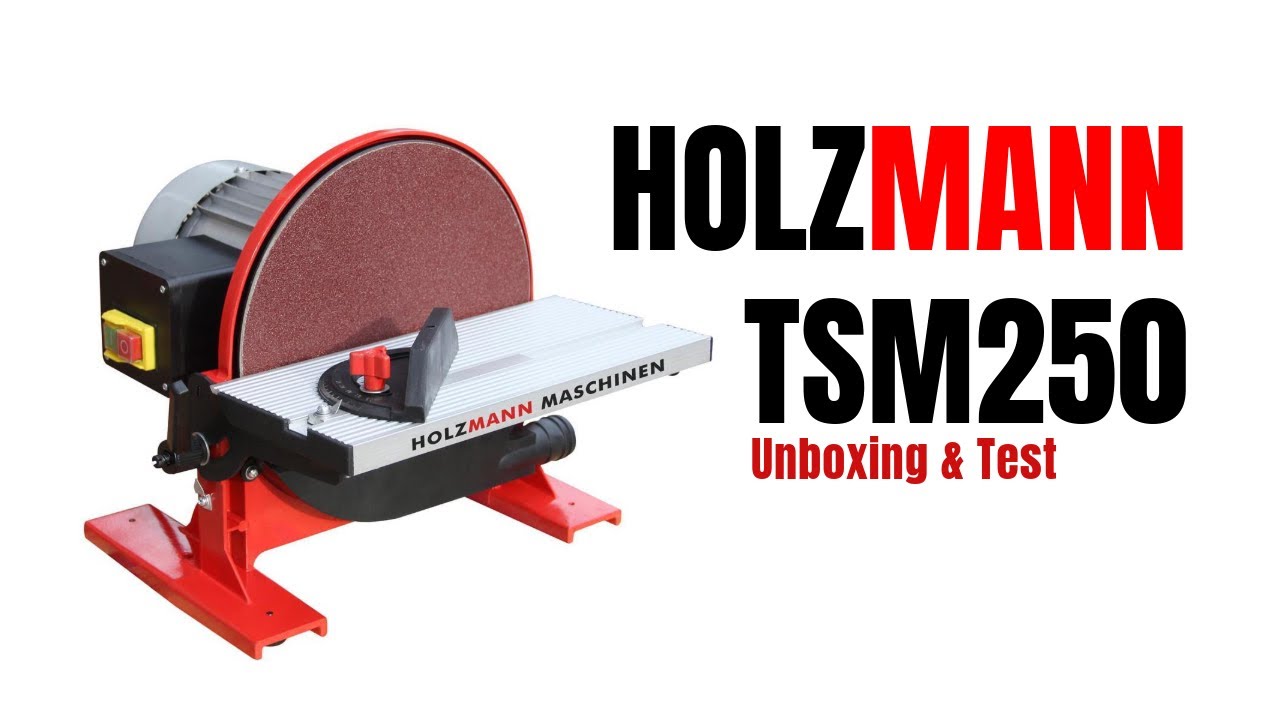 Unboxing & erster Eindruck: Holzmann Tellerschleifer TSM 250 |