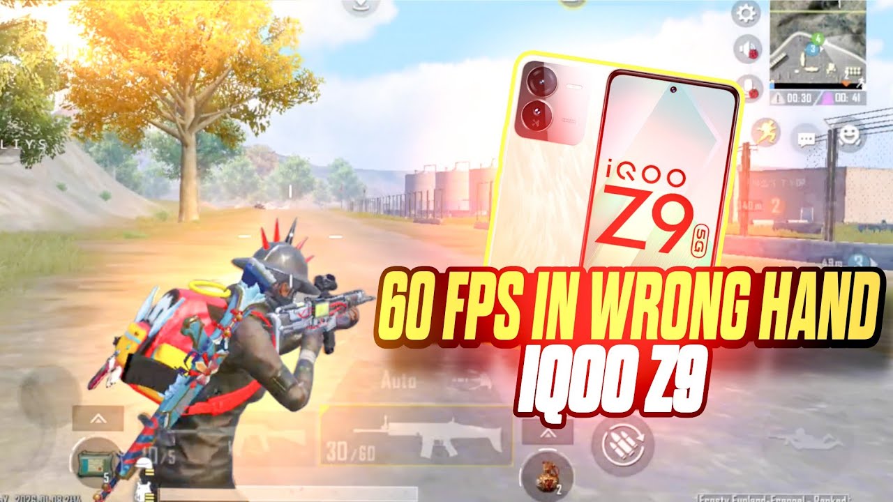 60 FPS IN WRONG HAND 🔱 IQOO Z9 
