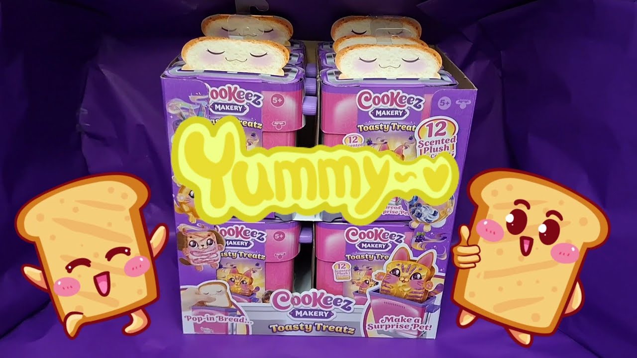 🥞Cookeez MAKERY ♨️ Toasty Treatz Season 1 Unboxing🧇