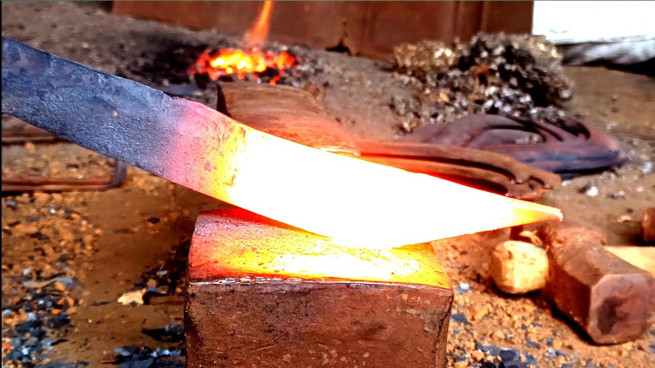 Making Two Aruvel, Billhook and Tano || Handle :- Iron Pipe