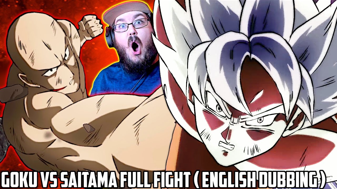 GOKU VS SAITAMA (FULL MOVIE ) l Fan Animation l One Punch Man Vs Dbz (English DUBBING) REACTION!!!