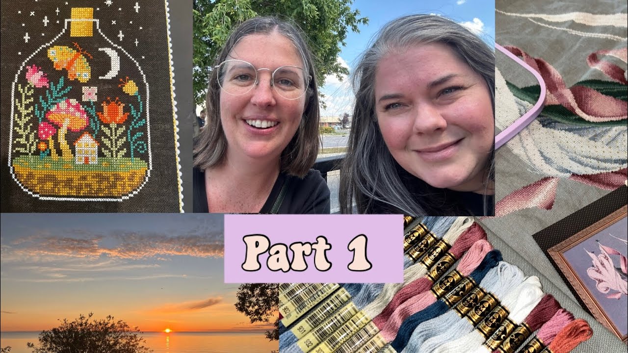 Flosstube #15 (2024) PART 1 Together again - Cabin time, Mirabilia & crafting