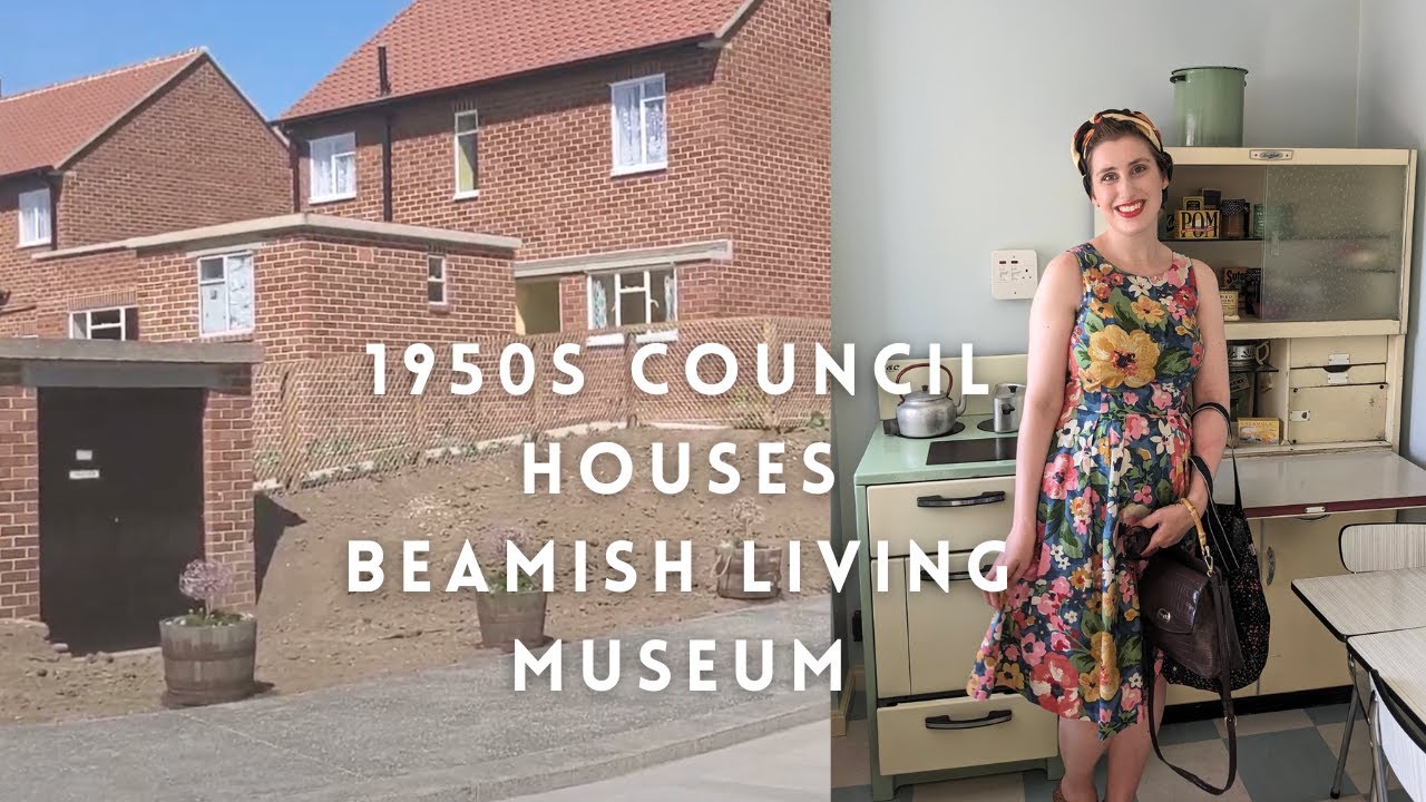 SEEING the NEW 1950s COUNCIL HOUSES at BEAMISH LIVING MUSEUM!