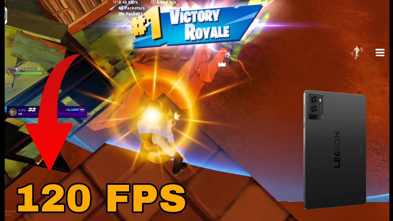 Legion Y700 2025 | 120 FPS Fortnite Mobile Gameplay