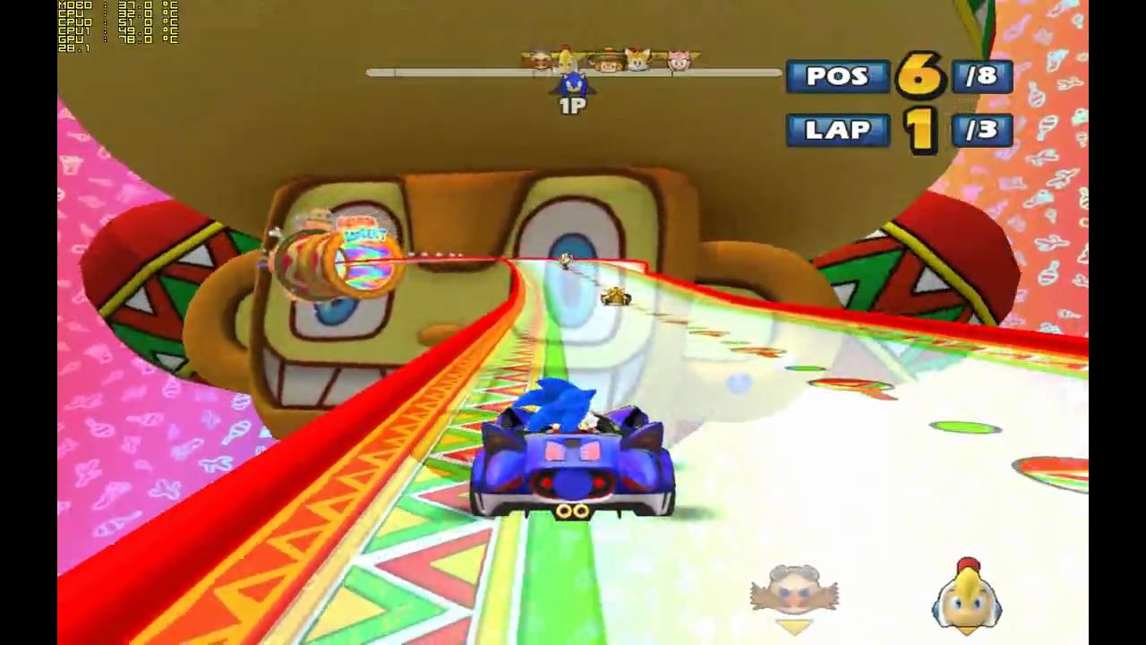 Sonic racing: Samba Rio de Janeiro
