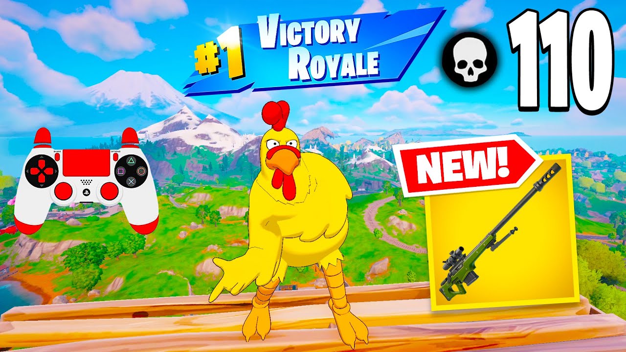 High Elimination Solo vs Squads Wins Full Gameplay - THE GIANT CHICKEN -Fortnite Chapter 6