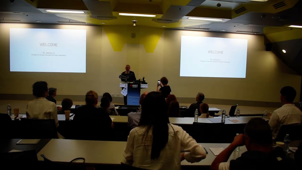 2026 International Women's Day Forum Dr Jimmy Li President Chinese Australians for Peace Association