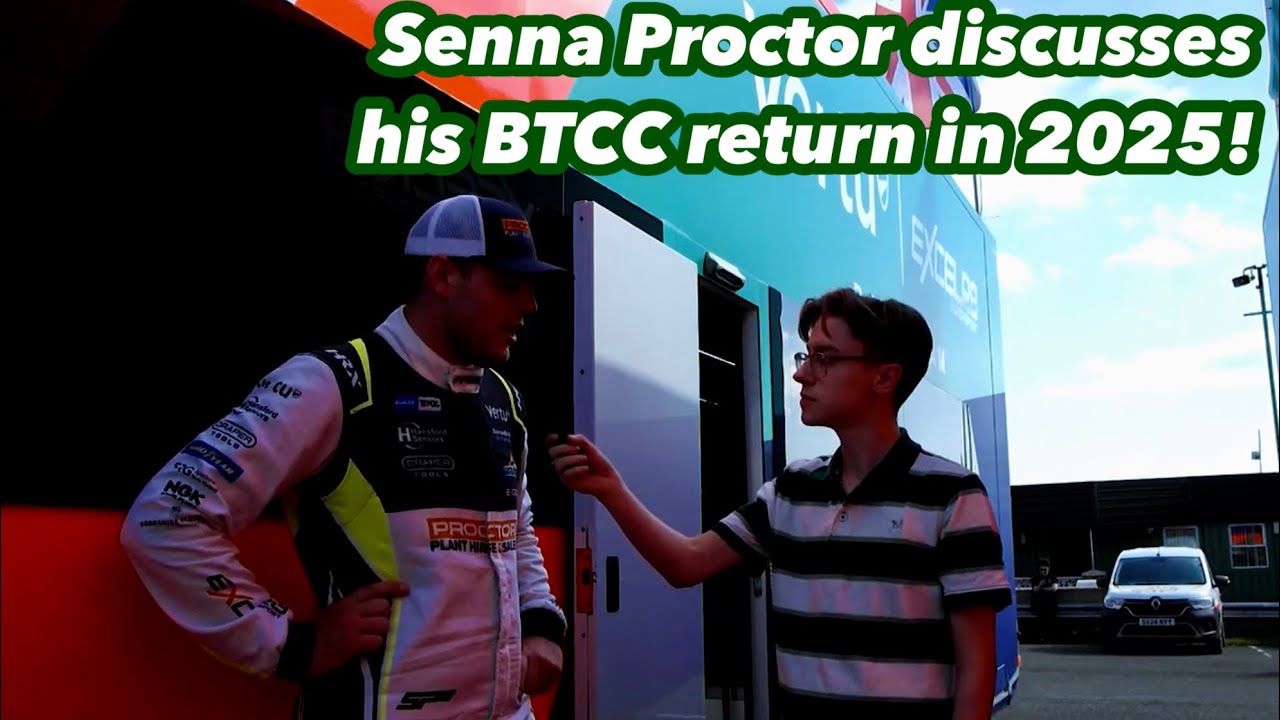 Senna Proctor discusses his BTCC return in 2025 at Knockhill!