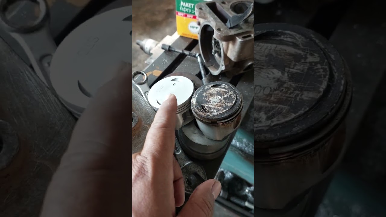 bore up Shogun 125, piston 57