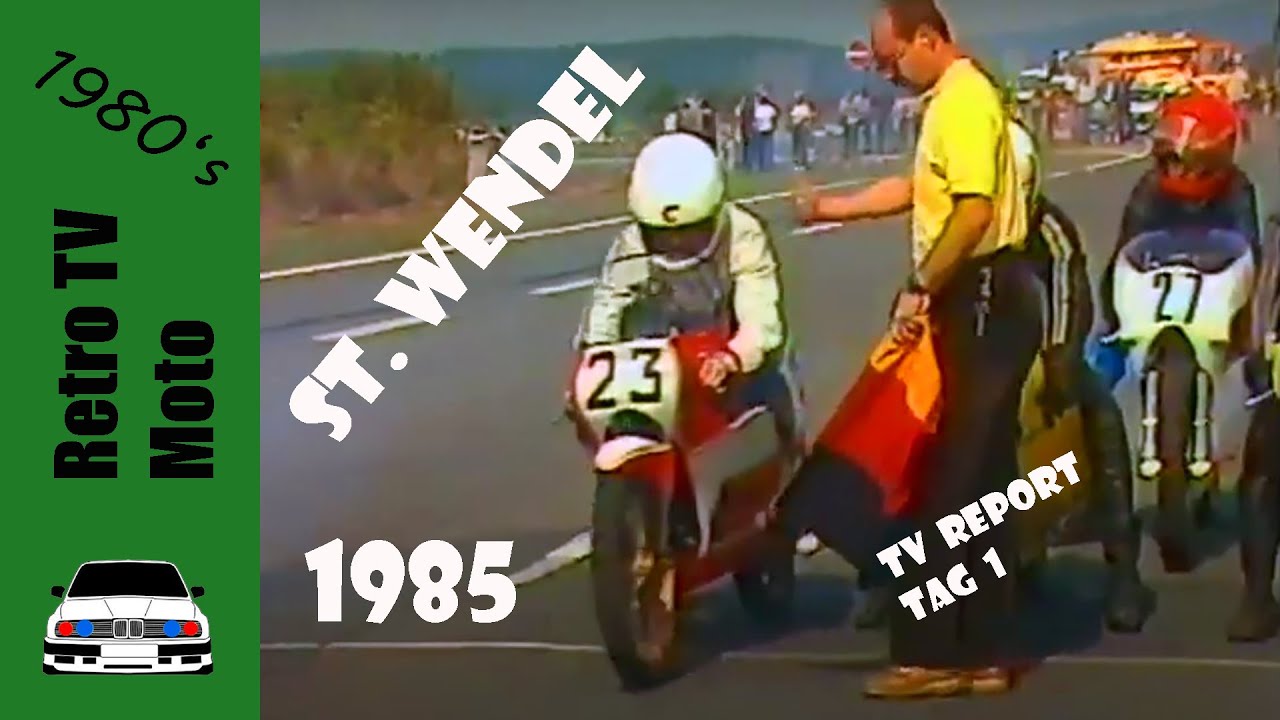 Motorrad Rennen St. Wendel 1985 | Tag 1 | Retro TV SR Reportage IDM Deutsche Motorrad Meisterschaft