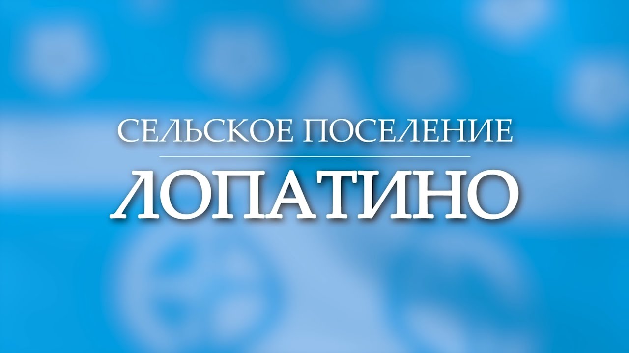 Сельское поселение Лопатино