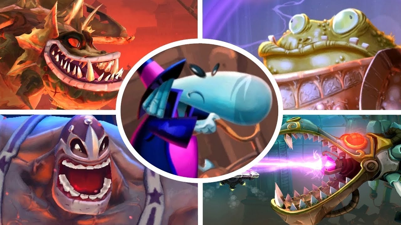 [FR] Rayman Legends - Tous les boss / All bosses
