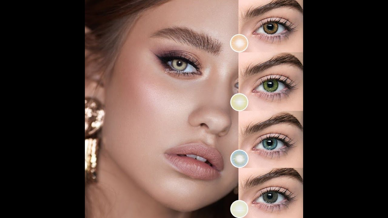 2pcs(1Pair) Yearly Color Contact Lenses for Eyes Athena Seriers lenses for eyes blue Fashion Colored