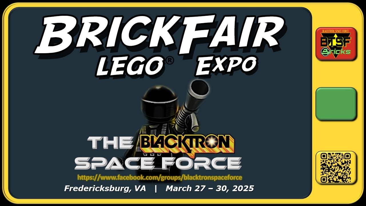 The LEGO Blacktron Space Force at BrickFair - Day 0