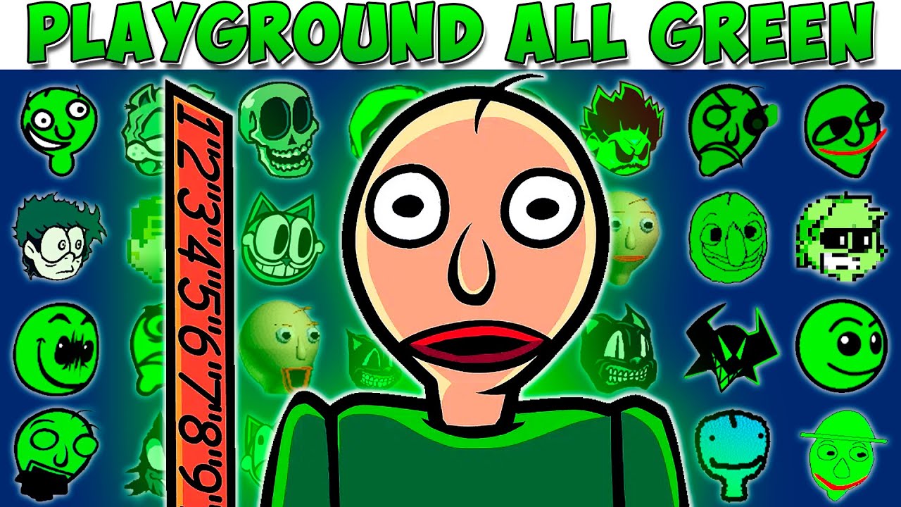 FNF Character Test | Gameplay VS My Playground | ALL Green Test #9