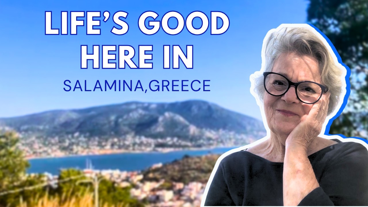 Grateful on a Greek Island. Thank You from Salamina | #smallyoutuber #greekisland #gratitude #expat