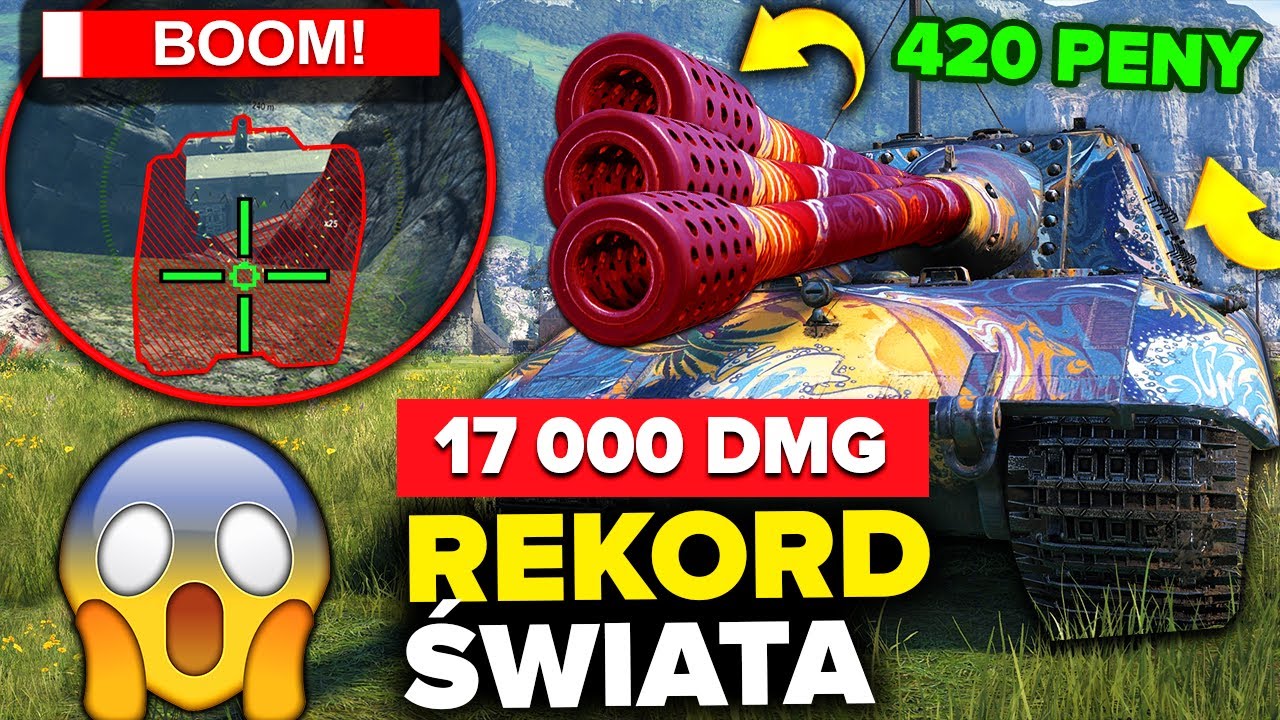 17 000 DMG W WORLD OF TANKS - REKORD ŚWIATA!